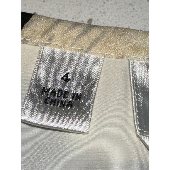 Talbots A Line Skirt Silk Floral Tropical Lined Sz 4 Knee Length garden girl - Picture 5 of 9